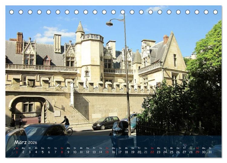 Produktbild: Paris (Tischkalender 2026 DIN A5 quer), CALVENDO Monatskalender