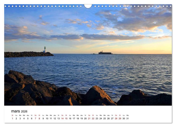 Produktbild: La mer d'Occitanie (Calendrier mural 2026 DIN A3 vertical), CALVENDO calendrier mensuel