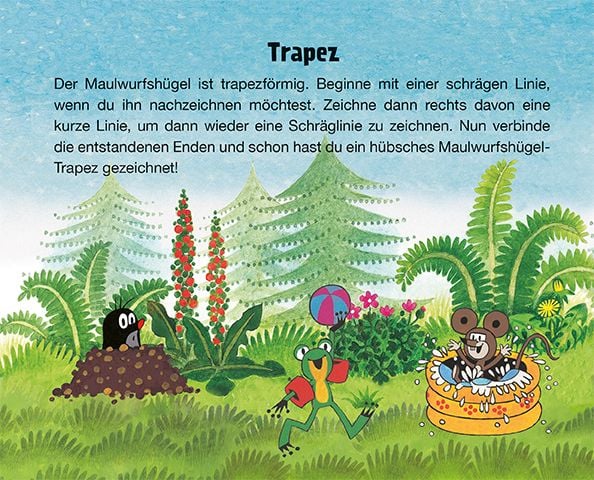 Produktbild: Tr&ouml;tsch Der kleine Maulwurf Zaubertafel Buch Formen