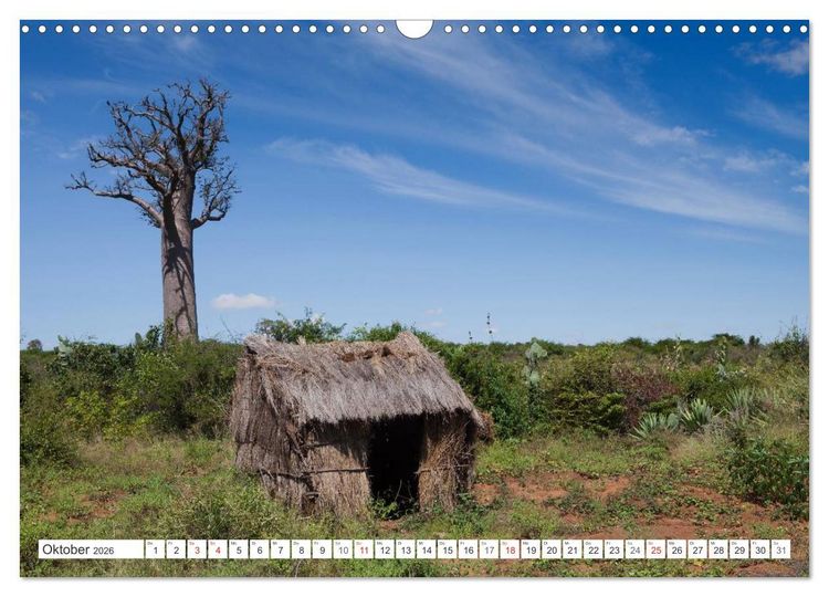 Produktbild: Madagaskar. Traumhafte Natur und Tierwelt (Wandkalender 2026 DIN A3 quer), CALVENDO Monatskalender