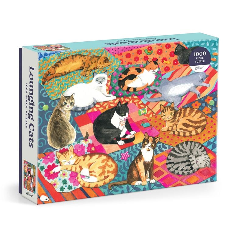 Produktbild: Lounging Cats. 1000 Piece Puzzle
