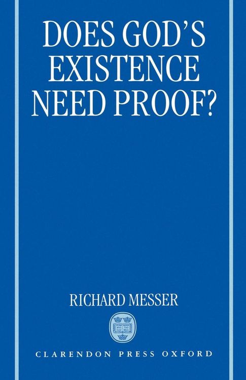 Produktbild: Does God's Existence Need Proof?