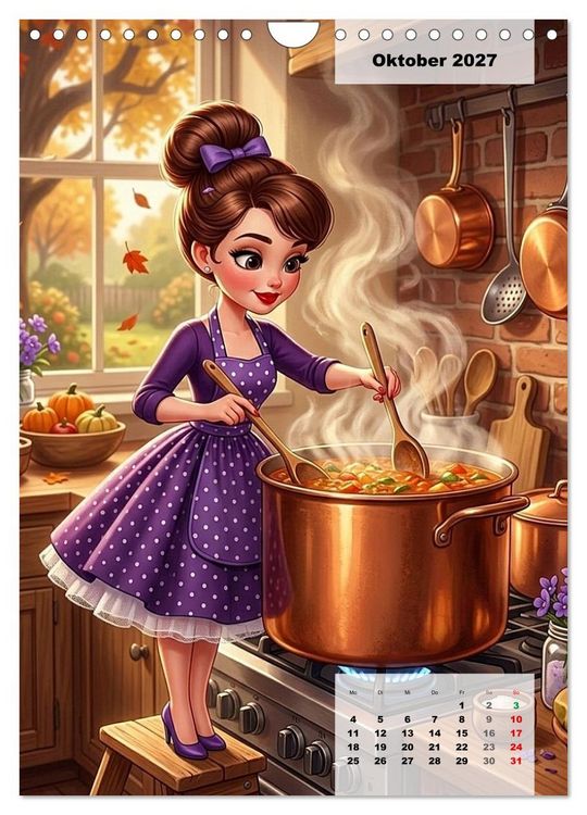 Produktbild: Mini-Girls (Wandkalender 2027 DIN A4 hoch), CALVENDO Monatskalender