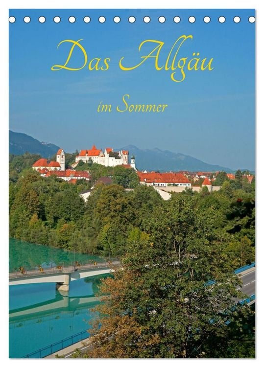 Produktbild: Das Allg&auml;u im Sommer (Tischkalender 2027 DIN A5 hoch), CALVENDO Monatskalender