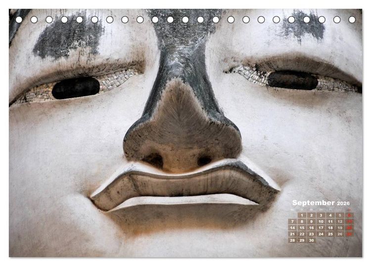 Produktbild: Thailands Buddhas (Tischkalender 2026 DIN A5 quer), CALVENDO Monatskalender