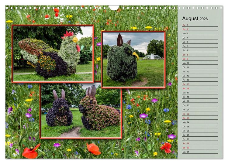 Produktbild: Gartenschau in Erfurt (Wandkalender 2026 DIN A3 quer), CALVENDO Monatskalender