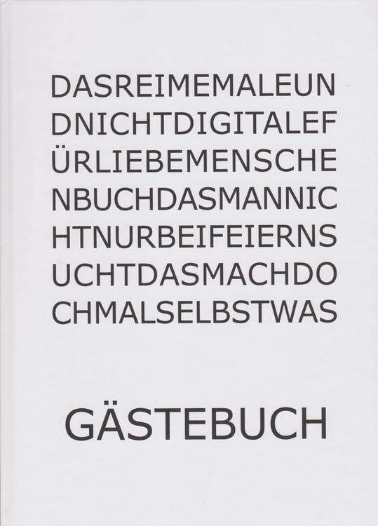 Produktbild: G&auml;stebuch