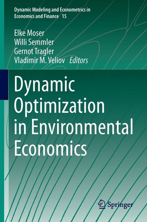 Produktbild: Dynamic Optimization in Environmental Economics