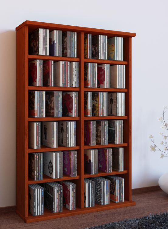 Produktbild: Holz CD DVD Stand Regal Schrank St&auml;nder Ronul