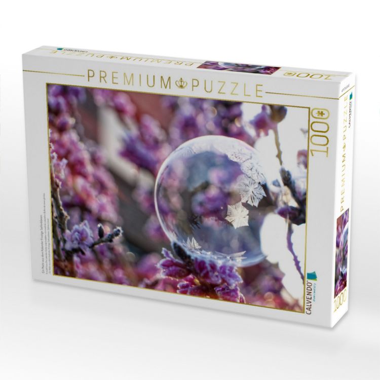 Produktbild: CALVENDO Puzzle Ein Motiv aus dem Kalender Frostige Seifenblasen | 1000 Teile Lege-Gr&ouml;&szlig;e 64x48cm Foto-Puzzle f&uuml;r gl&uuml;ckliche Stunden