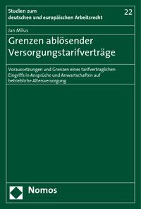 Produktbild: Grenzen abl&ouml;sender Versorgungstarifvertr&auml;ge