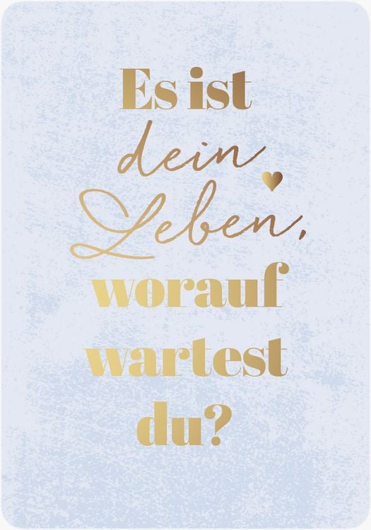 Produktbild: Eines Tages oder Tag eins - Motivationskarten f&uuml;r zwischendurch