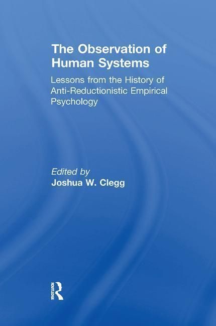 Produktbild: Magone, J: The Observation of Human Systems