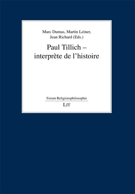 Produktbild: Paul Tillich - interpr&egrave;te de l'histoire