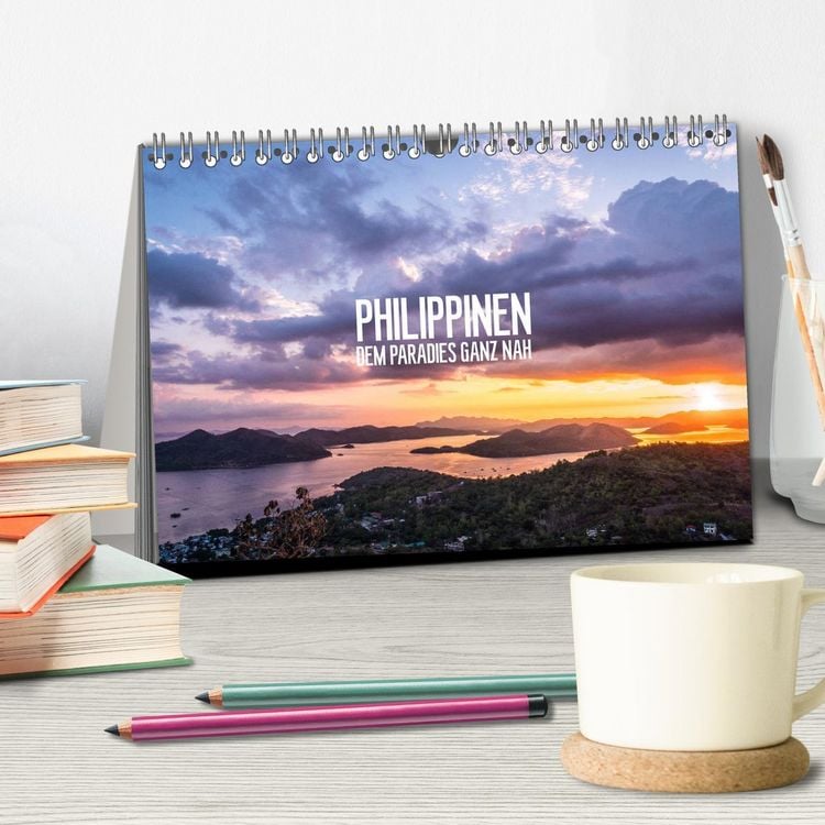 Produktbild: Philippinen Foto Wandkalender 2026 (Tischkalender 2026 DIN A5 quer), CALVENDO Monatskalender