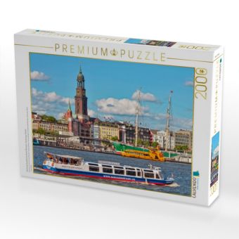 Produktbild: CALVENDO Puzzle Hamburg Hauptkirche Sankt Michaelis, Hamburger Michel | 2000 Teile Lege-Gr&ouml;&szlig;e 90x67cm Foto-Puzzle f&uuml;r gl&uuml;ckliche Stunden
