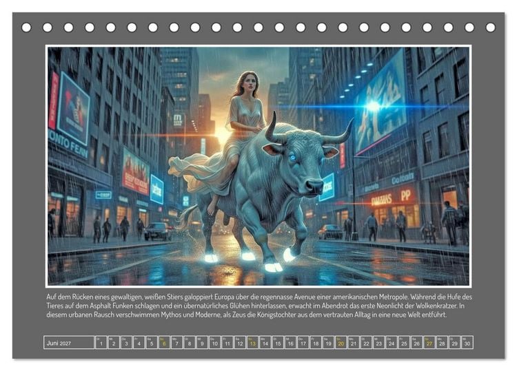 Produktbild: Die Zeus-Aff&auml;ren (Tischkalender 2027 DIN A5 quer), CALVENDO Monatskalender