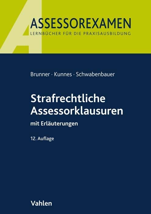Produktbild: Strafrechtliche Assessorklausuren