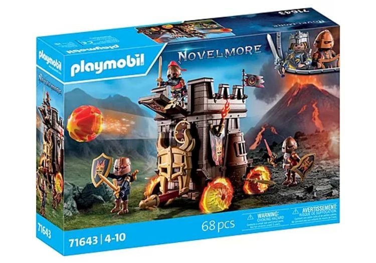 Produktbild: Playmobil® Novelmore Angriffswagen mit Feuerkanone 71643