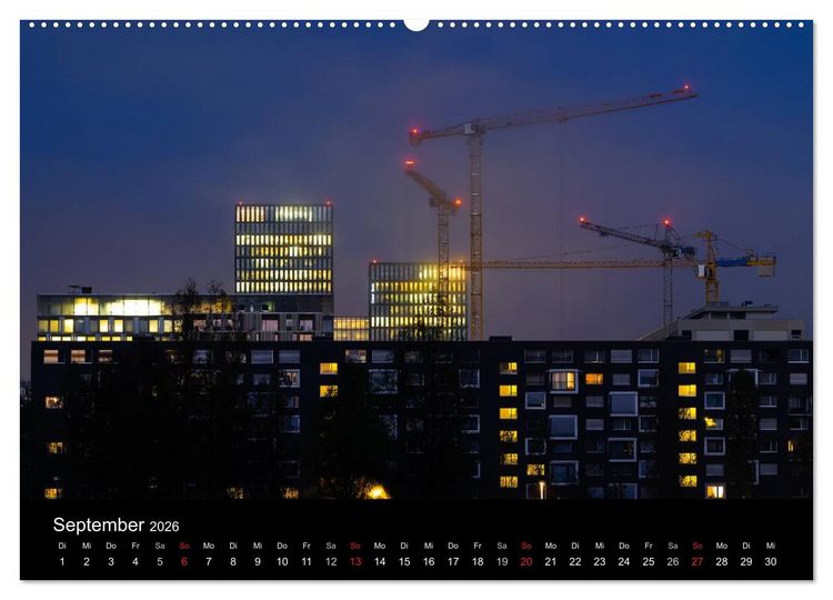 Produktbild: Baustellen (hochwertiger Premium Wandkalender 2026 DIN A2 quer), Kunstdruck in Hochglanz