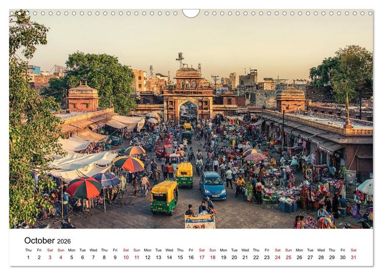 Produktbild: Wonderful India (Wall Calendar 2026 DIN A3 landscape), CALVENDO 12 Month Wall Calendar