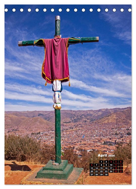 Produktbild: Peru - Kultur - Menschen - Natur (Tischkalender 2026 DIN A5 hoch), CALVENDO Monatskalender