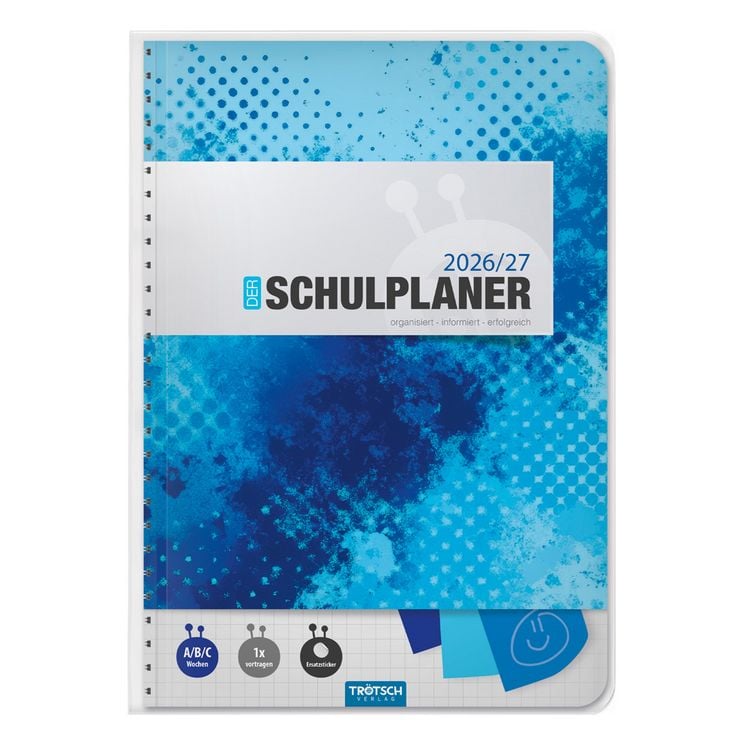 Produktbild: TR&Ouml;TSCH - Schulplaner Blau 26/27