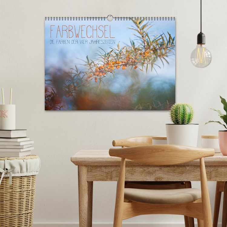 Produktbild: Farbwechsel - Die Farben der vier Jahreszeiten (Wandkalender 2026 DIN A3 quer), CALVENDO Monatskalender