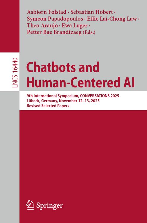 Produktbild: Chatbots and Human-Centered AI