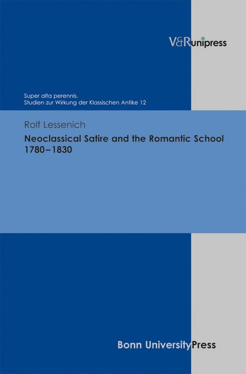 Produktbild: Neoclassical Satire and the Romantic School 1780-1830