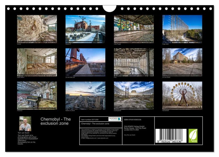 Produktbild: Chernobyl - The exclusion zone (Wall Calendar 2026 DIN A4 landscape), CALVENDO 12 Month Wall Calendar