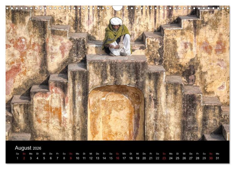 Produktbild: Indiens Gesichter (Wandkalender 2026 DIN A3 quer), CALVENDO Monatskalender