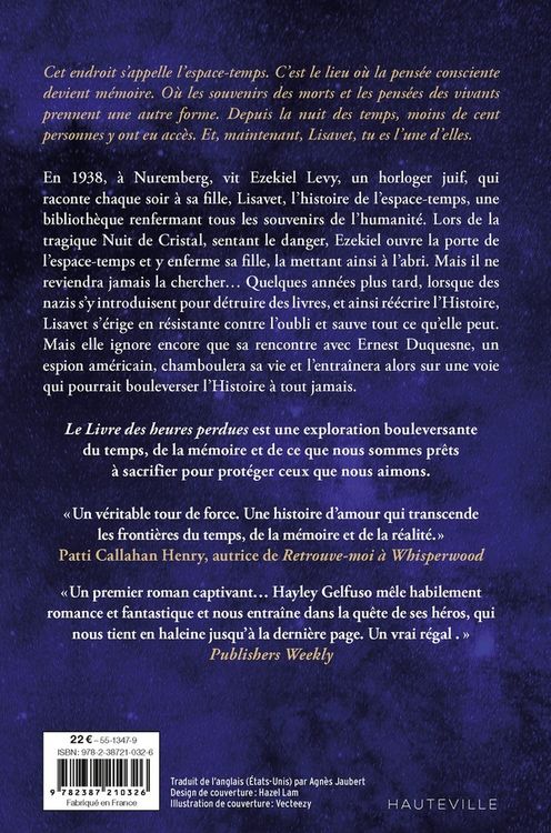 Produktbild: Le livre des heures perdues