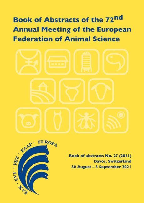 Produktbild: Book of Abstracts of the 72nd Annual Meeting of the European Federation of Animal Science