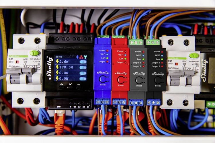 Produktbild: Shelly 1Pro PM Shelly Schaltaktor Bluetooth, Wi-Fi
