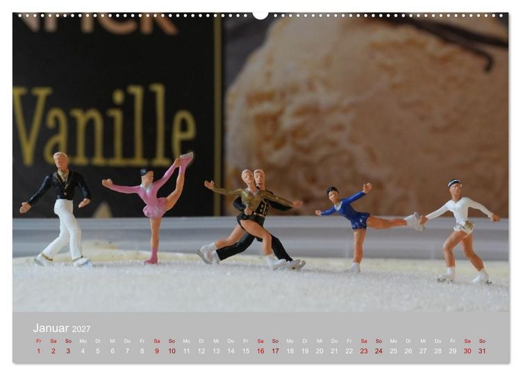 Produktbild: Das zweite Leben von Miniatur-Figuren (hochwertiger Premium Wandkalender 2027 DIN A2 quer), Kunstdruck in Hochglanz