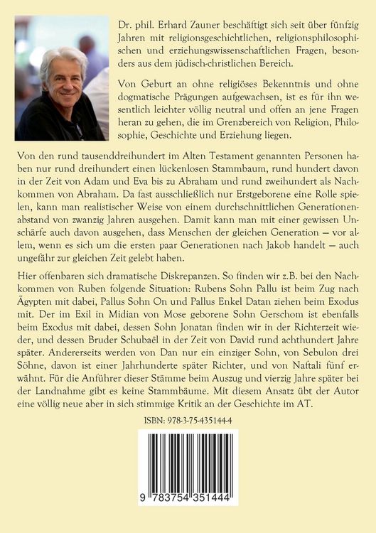 Produktbild: Der biblische Stammbaum und seine Probleme