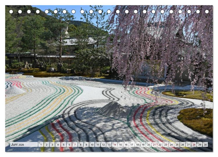 Produktbild: Die Kirschbl&uuml;te in Japan (Tischkalender 2026 DIN A5 quer), CALVENDO Monatskalender