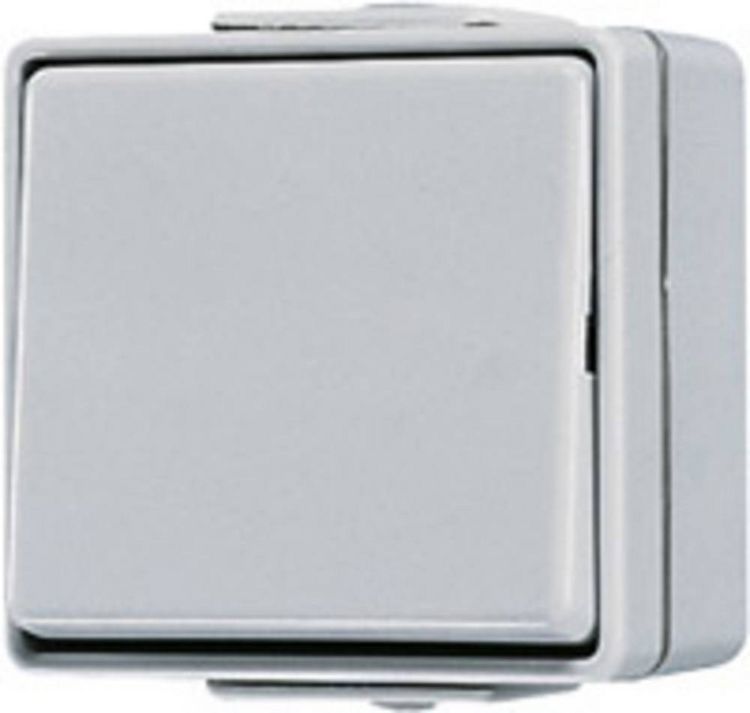 Produktbild: Jung 1fach Komplett Wechselschalter Grau 606W 1St.