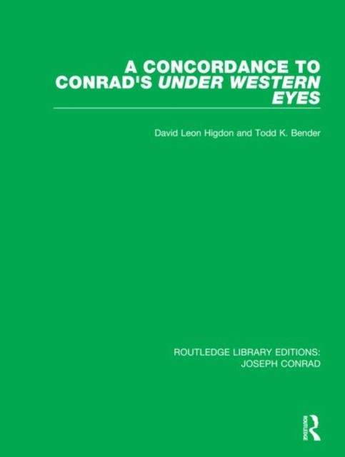 Produktbild: Concordance to Conrad''s Under Western Eyes