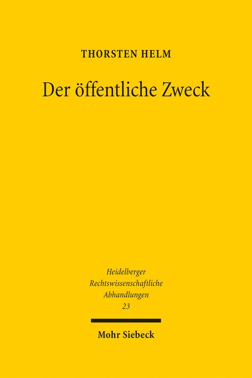 Produktbild: Der &ouml;ffentliche Zweck