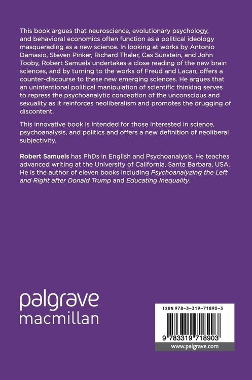 Produktbild: Psychoanalyzing the Politics of the New Brain Sciences