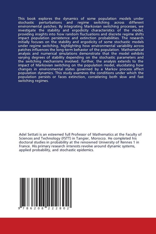 Produktbild: Probability Analysis of Selected Population Models