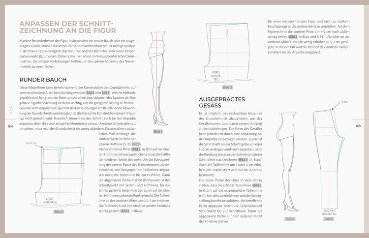 Schnittkonstruktion in der Mode - Maßschnitte