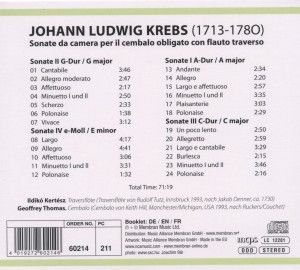 Produktbild: Krebs: Sonata da camera