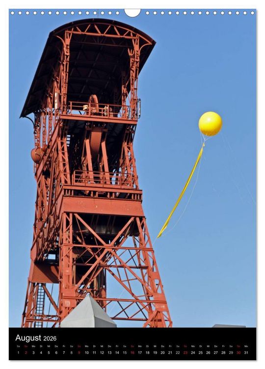 Produktbild: F&ouml;rdert&uuml;rme im Ruhrgebiet (Wandkalender 2026 DIN A3 hoch), CALVENDO Monatskalender