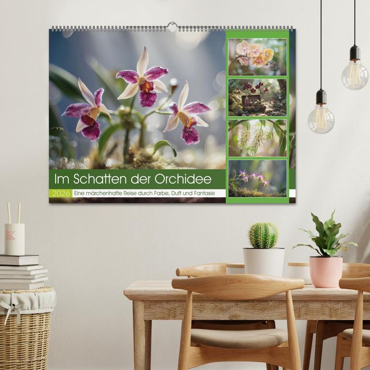Produktbild: Im Schatten der Orchidee (Wandkalender 2026 DIN A2 quer), CALVENDO Monatskalender