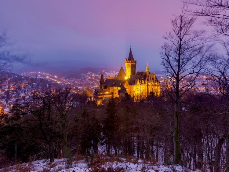 Produktbild: CALVENDO Puzzle Schloss in Wernigerode | 1000 Teile Lege-Gr&ouml;&szlig;e 64x48cm Foto-Puzzle f&uuml;r gl&uuml;ckliche Stunden