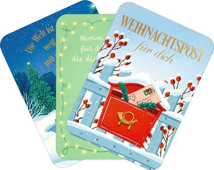Produktbild: 25 festliche Postkarten