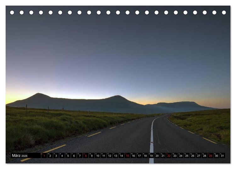 Produktbild: Roadtrip durch Irland (Tischkalender 2026 DIN A5 quer), CALVENDO Monatskalender